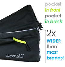 SevenBlu Stretchy Travel Money Belt Hidden Money Belt - Running Belt - dog walking fanny pack - Travel fanny pack